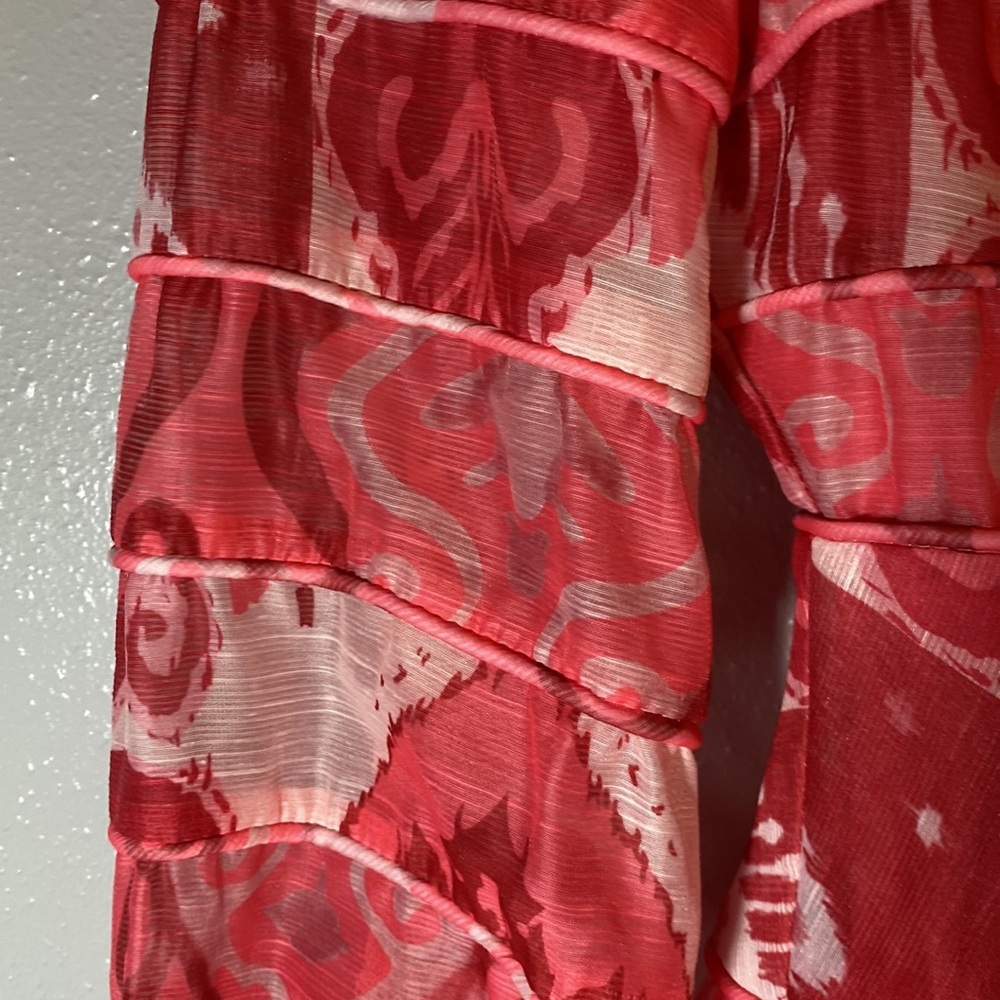 Lilly’s Kloset Red Geometric Dress Size S - Picture 6 of 14